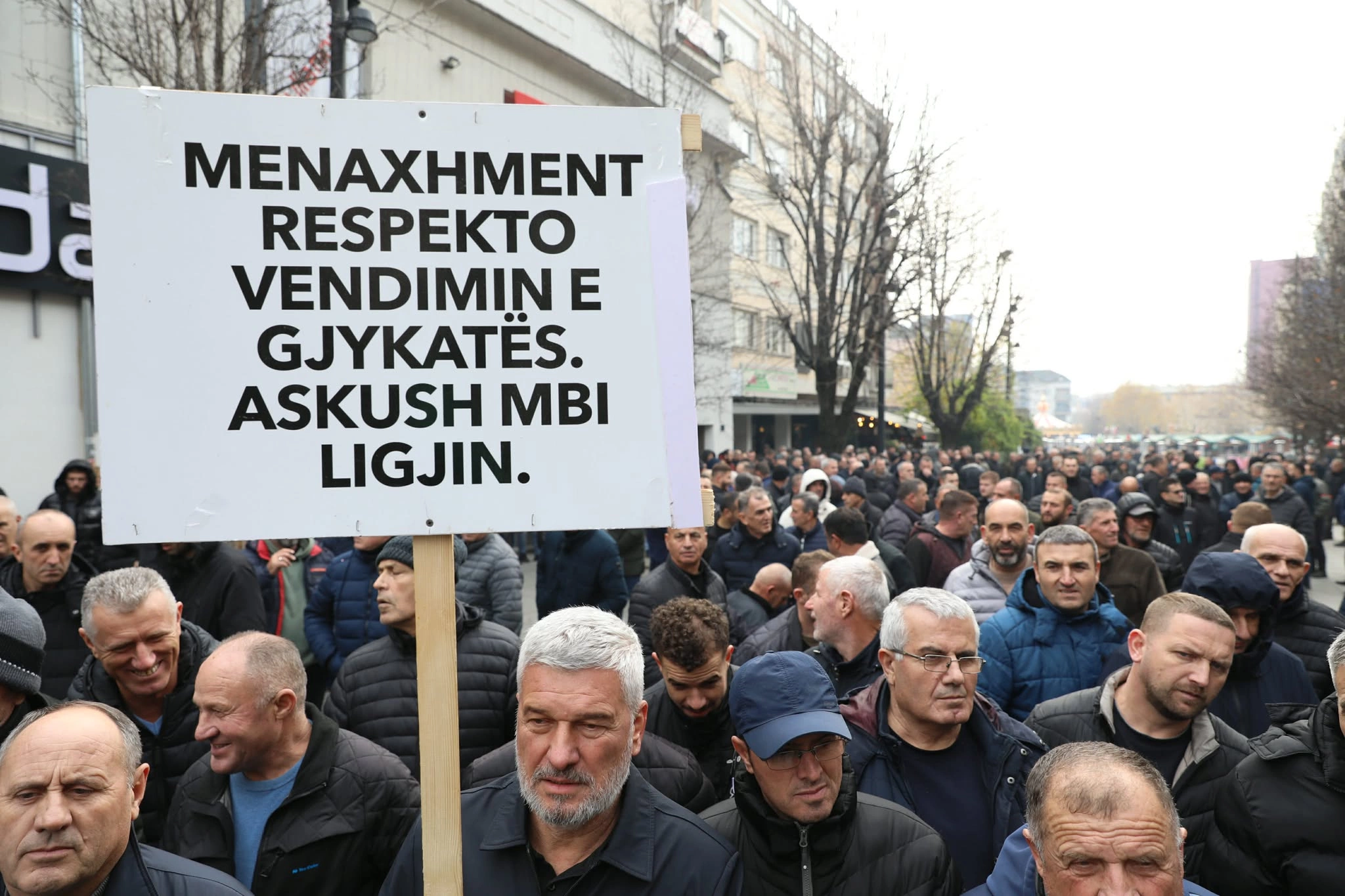 Protesta e punëtorëve të KEK-ut