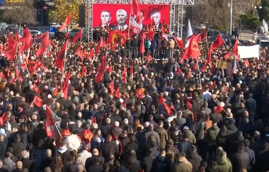 protesta Shkup UÇK