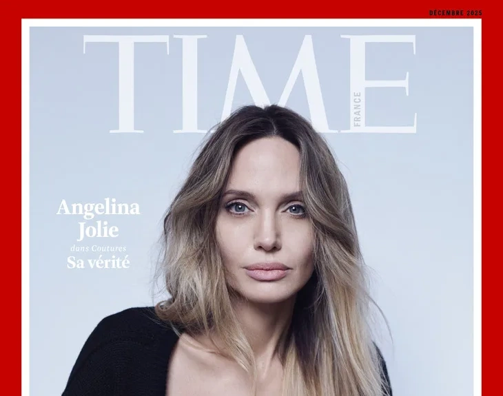 Angleina Jolie e fotografuar nga Nathaniel Golberg, në ballinën e TIME France