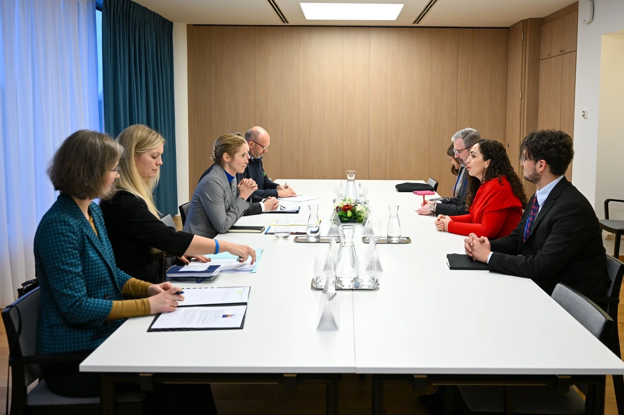 Vjosa Osmani dhe Kaja Kallas