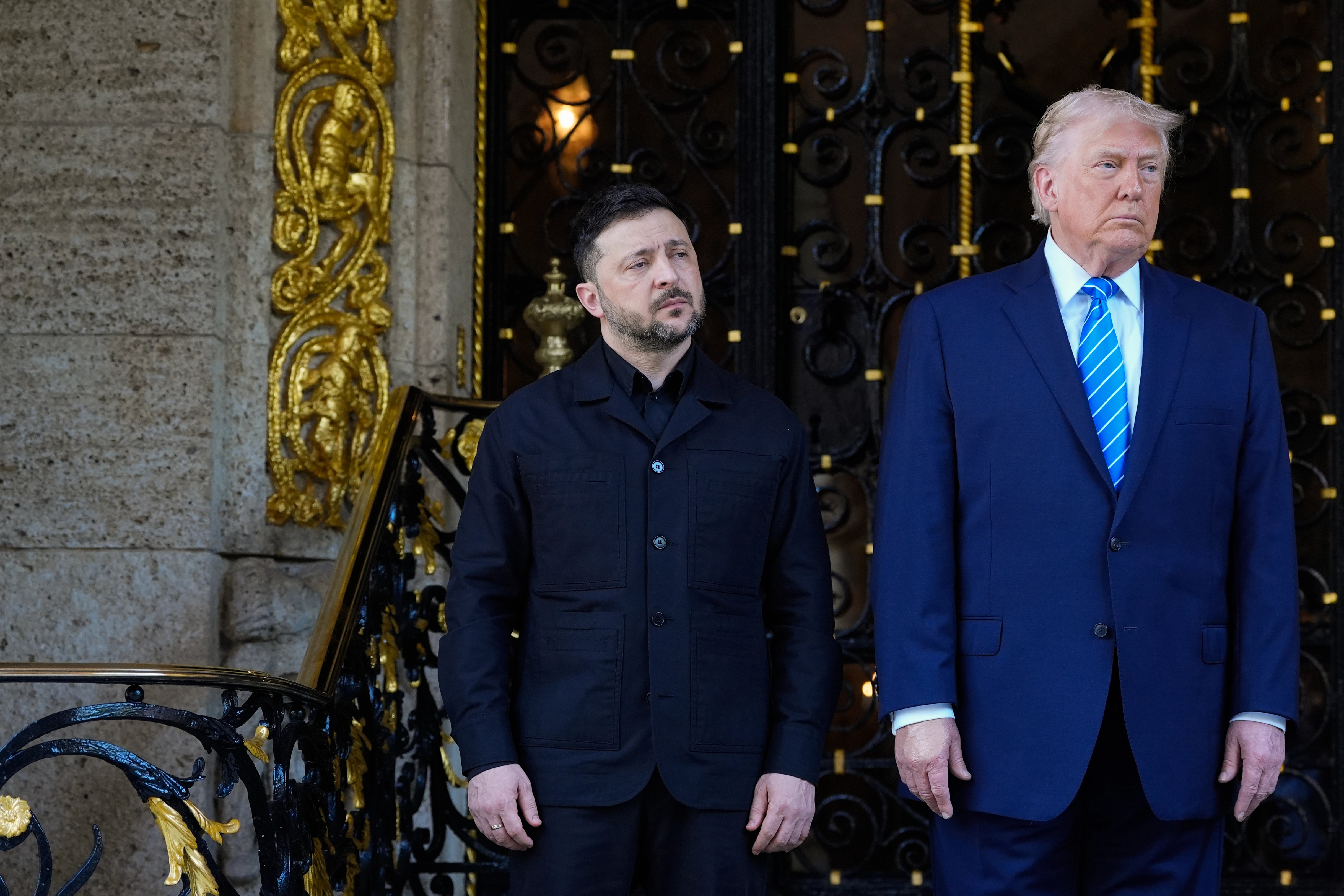 Volodymyr Zelensky dhe Donald Trump në Florida, 28 dhjetor 2025