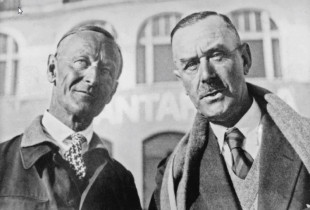 Hermann Hesse dhe Thomas Mann në St. Moritz, 1932