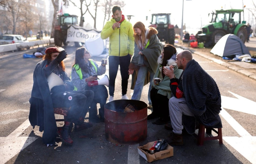 Protesta e studentëve në Novi Sad