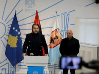 Përparim Rama dhe Bekim Brestovci në konferencë për media