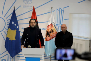 Përparim Rama dhe Bekim Brestovci në konferencë për media