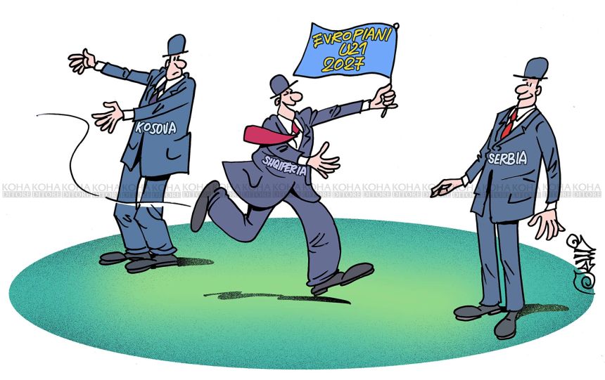 Karikatura e Dites - Shqipëria e Serbia organizojnë Evropianin