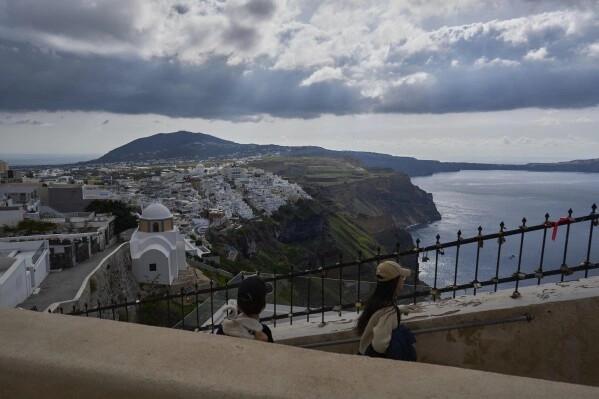 Tërmetet në Santorini