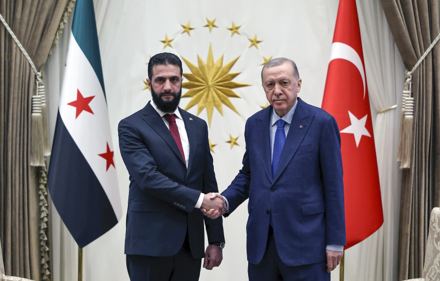 Ahmad al-Sharaa dhe Recep Tayyip Erdogan