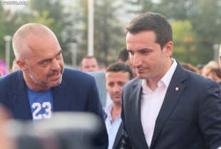 Kryeministri i Shqipërisë, Edi Rama dhe kryebashkiaku i Tiranës, Erion Veliaj