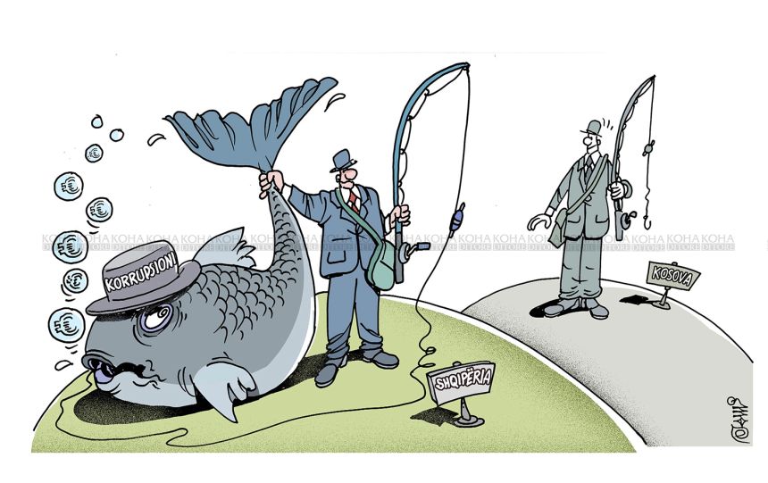 Karikatura e ditës - Lufta kundër korrupsionit