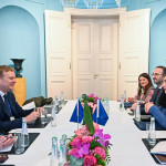 Vjosa Osmani dhe Peter Sorensen