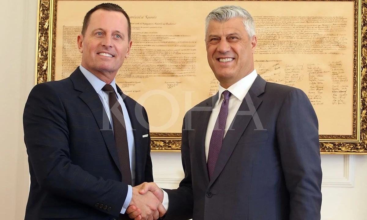 Grenell i reagon Von der Leyenit: Ke heshtur kur gjykata e juaj e Hagës e arrestoi Hashim Thaçin