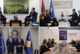 Shefi i Zyrës së Bashkimit Evropian në Kosovë, Aivo Orav, është takuar të martën veç e veç me liderët e partive në Kosovë