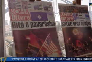 Ballina e Kohes Ditore per shpalljen e Pavaresise