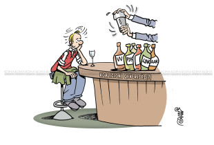 Karikatura e ditës - koktejet paszgjedhore