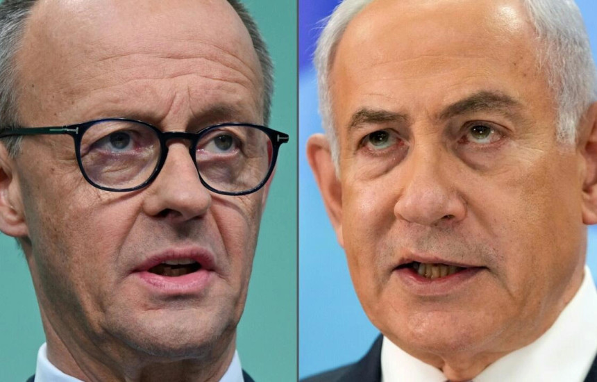 Friedrich Merz dhe Benjamin Netanyahu