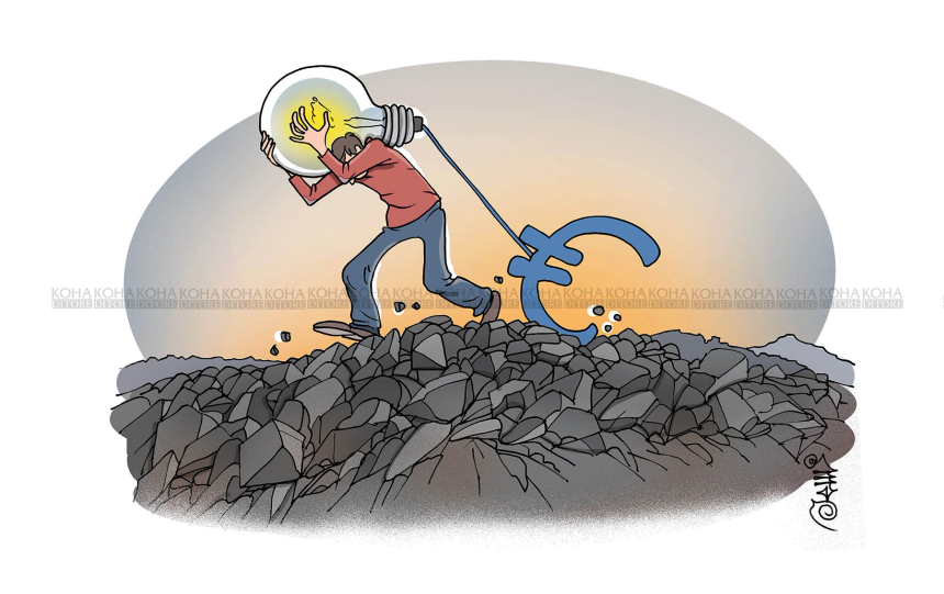 Karikatura e ditës - Kostoja e Rrymës
