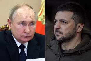 Vladimir Putin dhe Volodymyr Zelensky