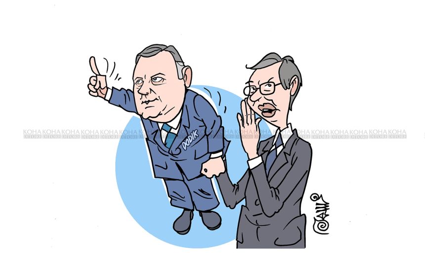 Karikatura e ditës -  Dodik dhe Vuçiq