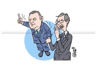 Karikatura e ditës - Dodik dhe Vuçiq