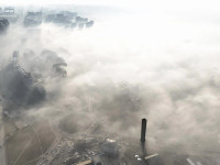 Ajri i ndotur në Prishtinë / Foto: Arben Llapashtica - KOHA