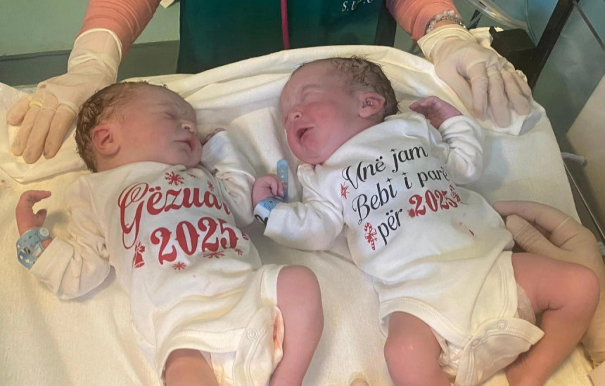 Binjaket ne Shqiperi te paret femije te vitit 2025