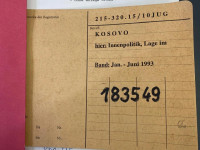 Dosjet e politikës së jashtme gjermane – fashikulli për Kosovën – të prezantuara në dhjetor të vitit 2024 në Ministrinë e Jashtme të Gjermanisë në Berlin (Foto: Sylë Ukshini)