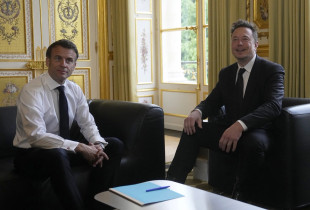 Emmanuel Macron dhe Elon Musk