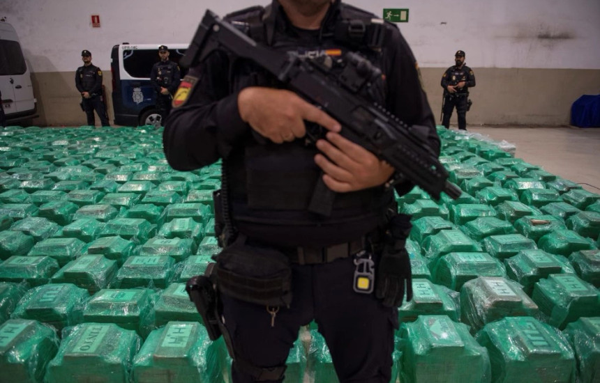 Droga e konfiskuar ne Spanje