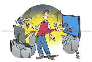 Karikatura e dites