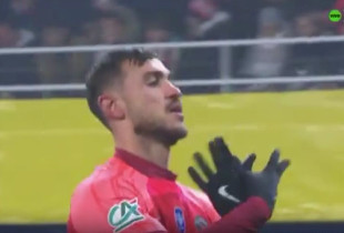 Sulmuesi shqiptar, Kevis Gjeci, ka shënuar ndaj Paris Saint-Germainit në Kupën e Francës