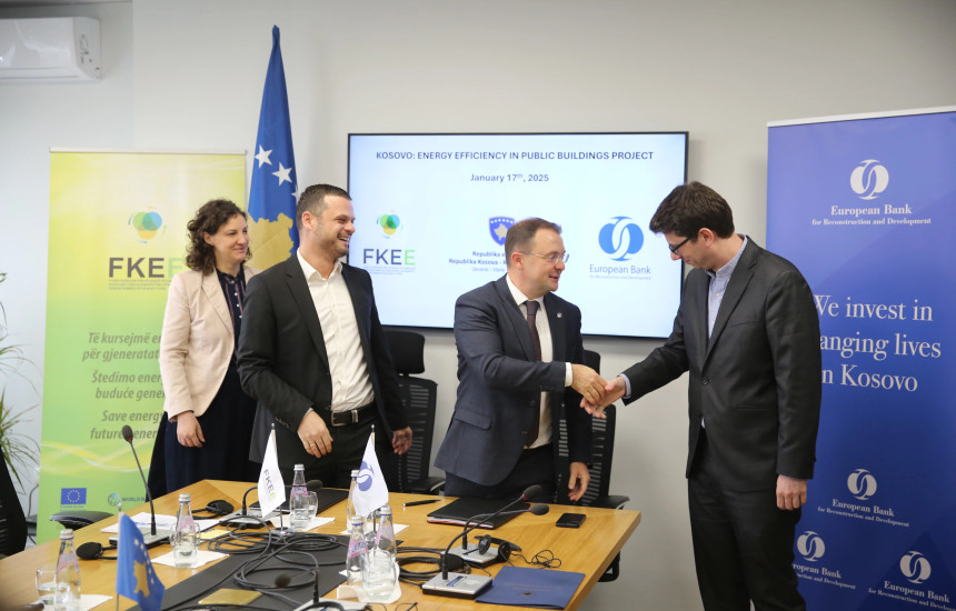 Nënshkruhet marrëveshja prej 50 milionë eurosh për efiçiencë të energjisë me BERZH-in