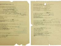 Draftet e një teksti të artistit Bob Dylan shiten për gjysmë milioni dollarë në ankand