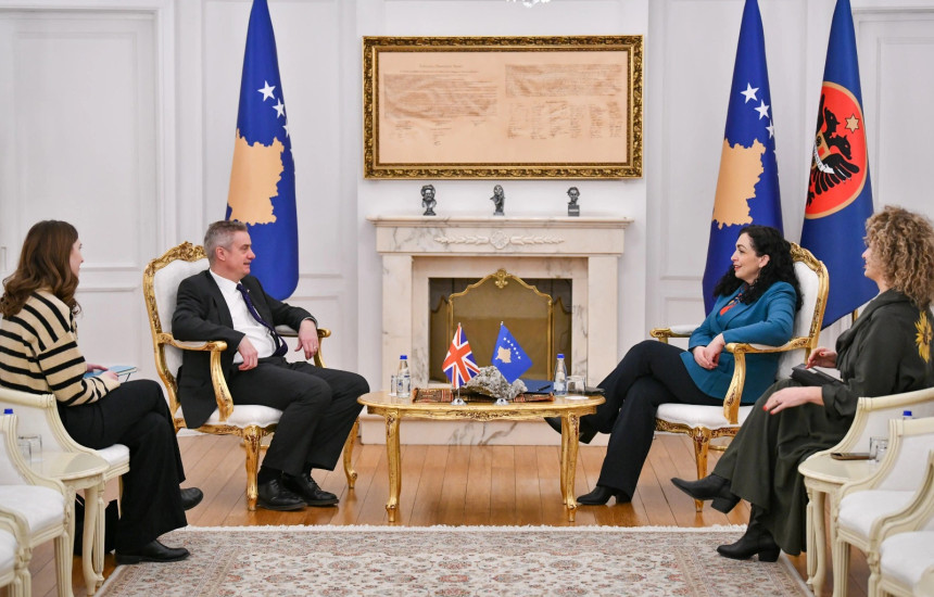 Osmani ka pritur të hënën në takim ambasadorin e Mbretërisë së Bashkuar në Kosovë, Jonathan Hargreaves