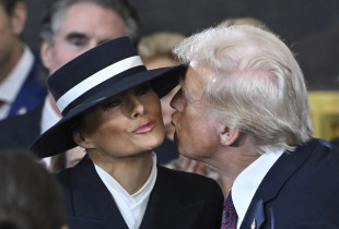 Melania dhe Donald Trump në ditën e inagurimit