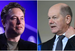 Elon Musk & Olaf Scholz