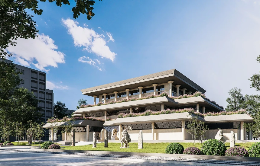 Imazh i projektit restaurues të Muzeut Arkeologjik të Durrësit