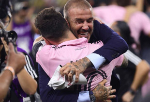 Lionel Messi dhe David Beckham