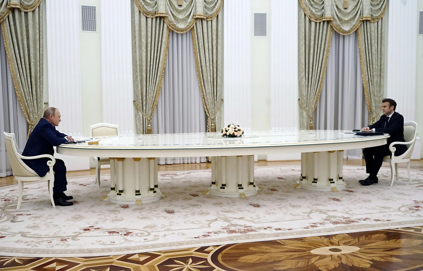 Vladimir Putin dhe Emmanuel Macron