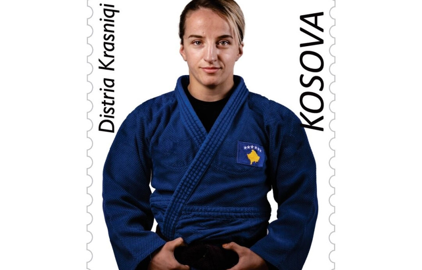 Distria Krasniqi në pullat postare të Kosovës