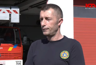 Komandanti i Brigadës së Zjarrfikësve të Prishtinës, Malë Gashi