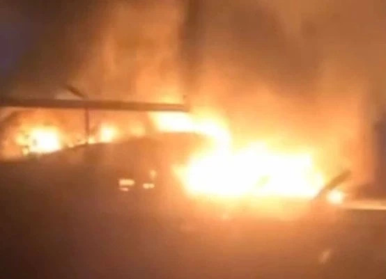 Pamje nga objekti (Foto e shkëputur nga video)