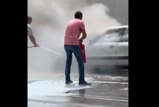 Digjet një veturë “Te plepat”
