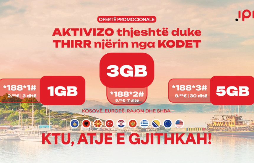 IPKO presenta nuevos paquetes de Roaming: ¡Internet en todas partes ...