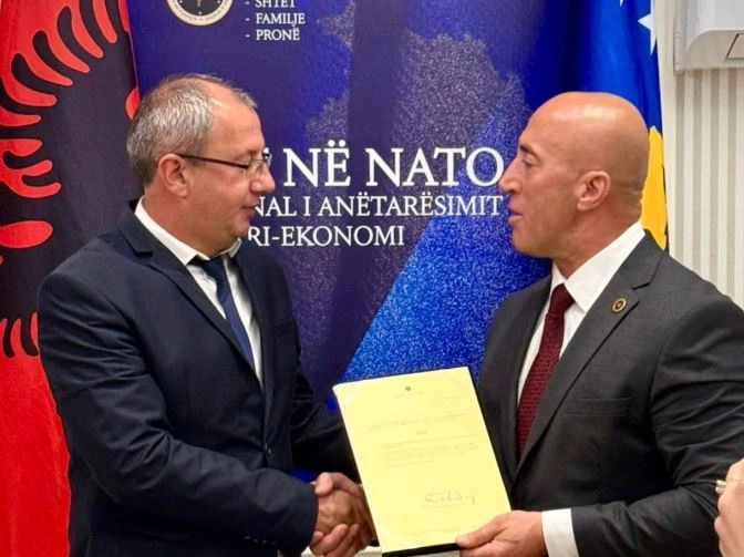 Bashkim Budakova & Ramush Haradinaj