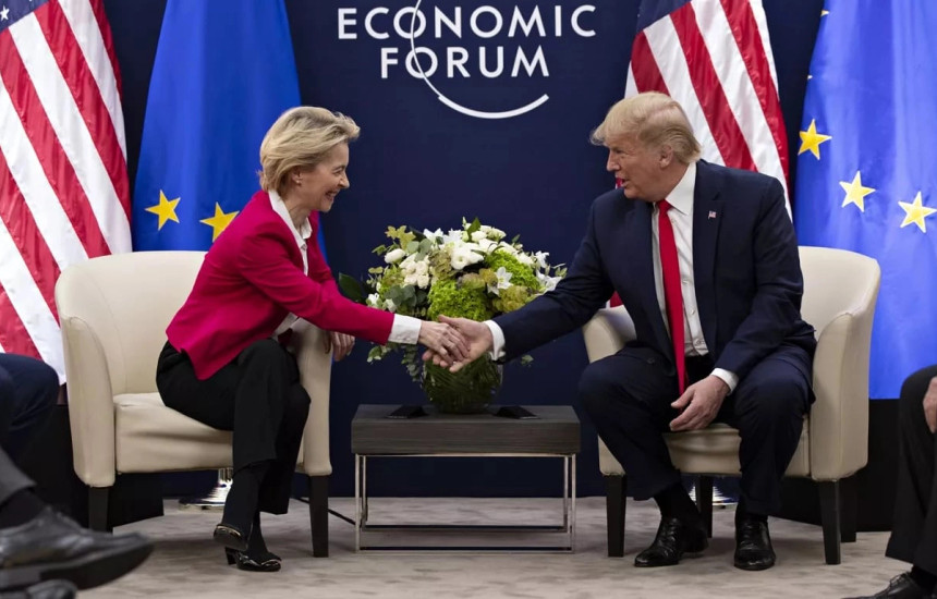 Donald Trump dhe Von der Leyen