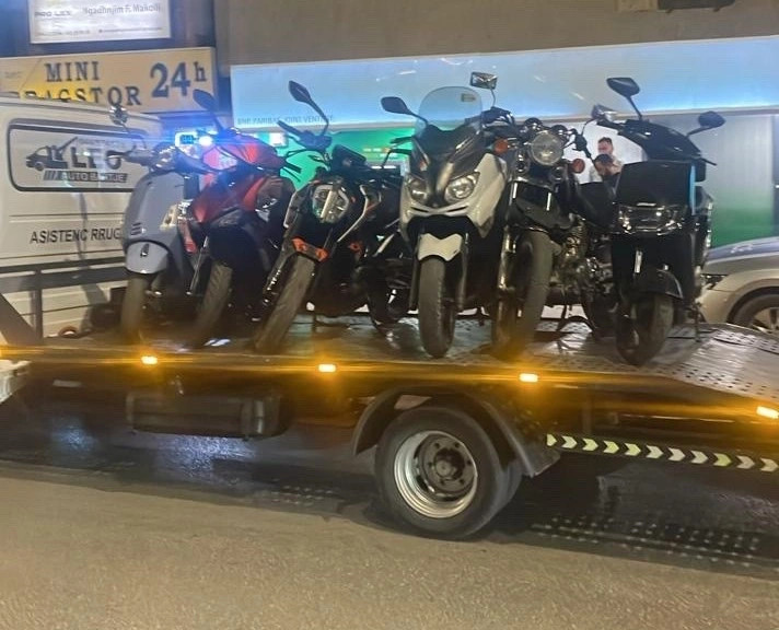 V Prištini zaseglih 73 motornih koles