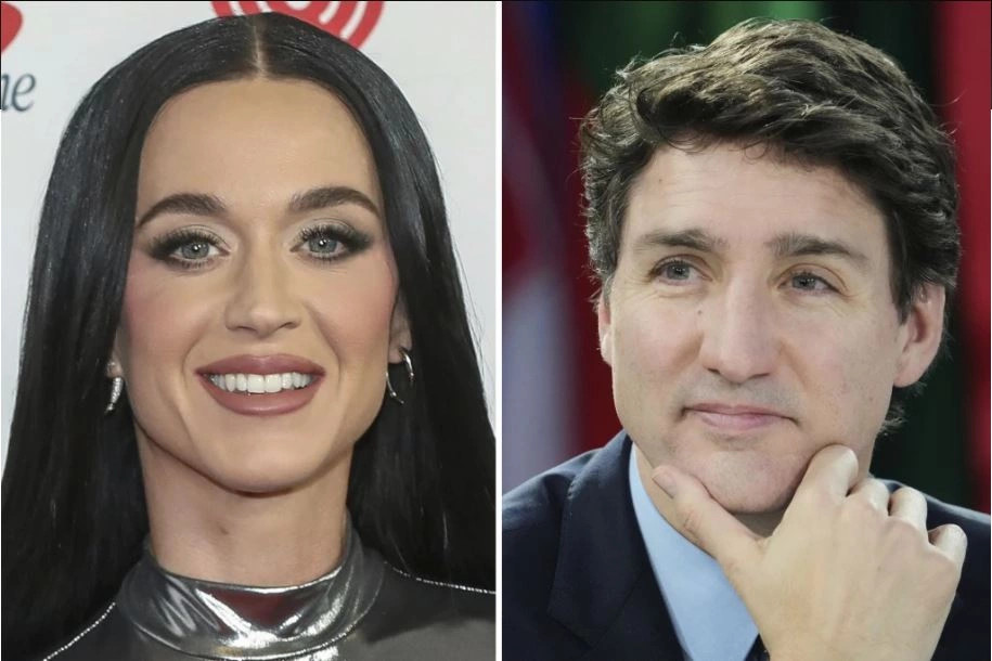 Djali i Justin Trudeaut lavdëron Katy Perryn