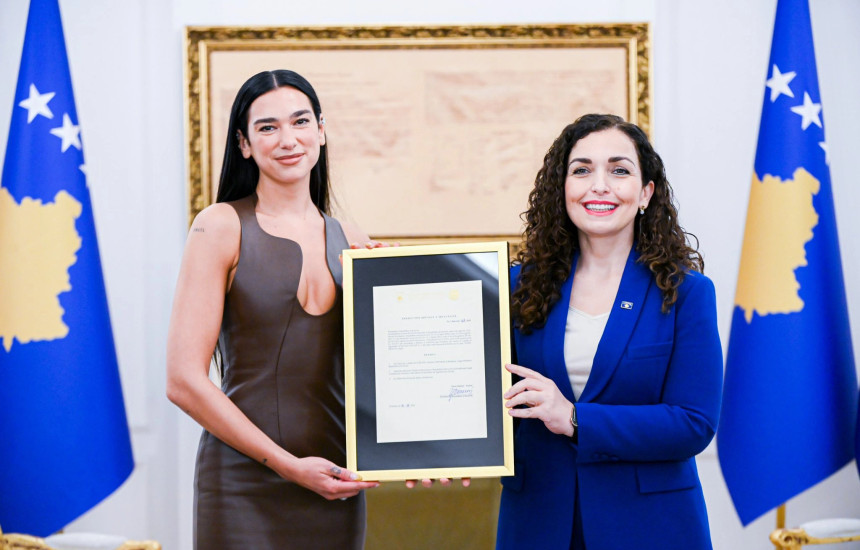 Dua Lipa dhe Vjosa Osmani