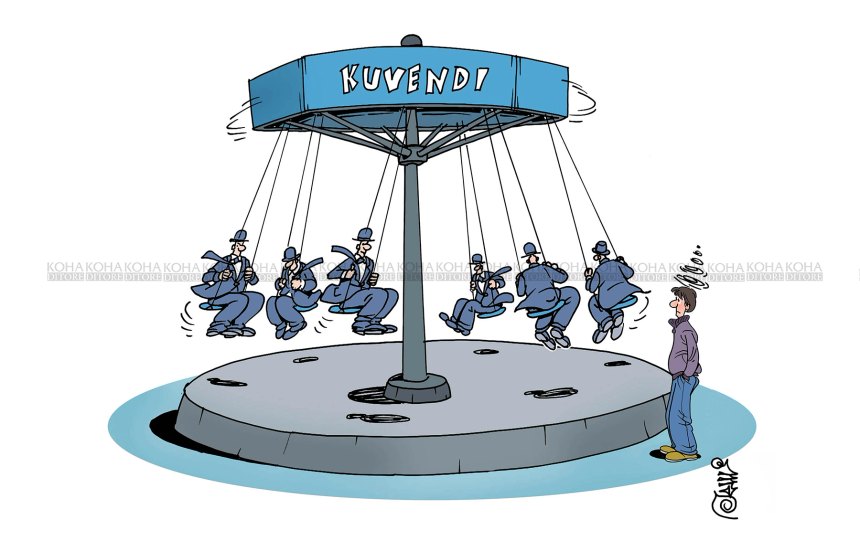 Karikatura e Ditës - cirku politik